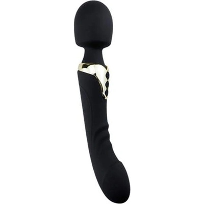 Guilty China Двустранен вибратор и масажор "hutoso black" 25 см