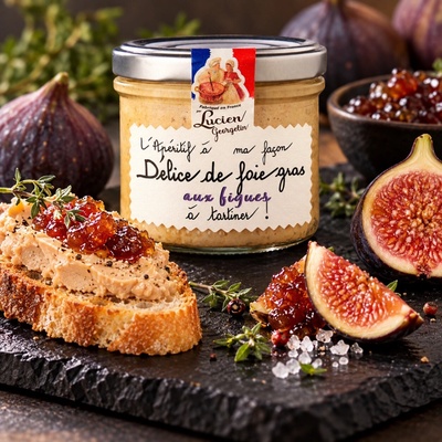 Lucien Georgelin Kachní Foie Gras s fíky 100 g