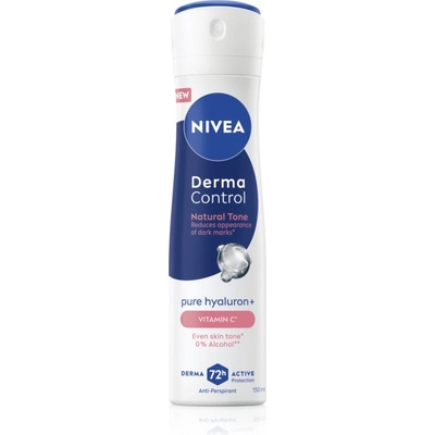 Nivea Derma Control Natural Tone антиперспирант-спрей Против тъмни петна 150ml