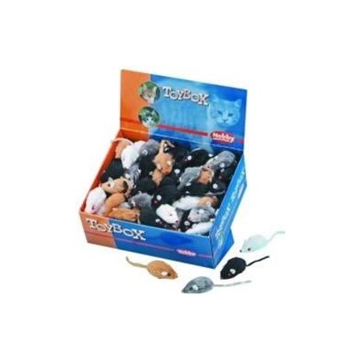 Nobby hračka cat kožeš. Myš krátká srst 5 cm, display 140 ks