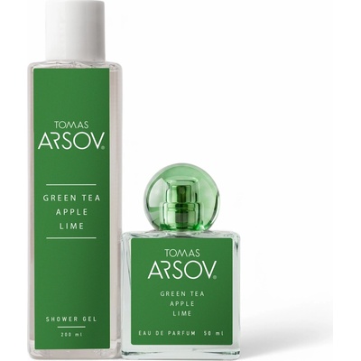 Tomas Arsov Green tea apple lime EDP 50 ml + sprchový gél 200 ml