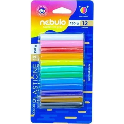 Nebulo 150 г комплект от 12 цветни пластилина SZGY-12-150 (SZGY-12-150)