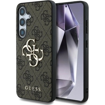GUESS Калъф Guess - Metal Logo, Galaxy S25 Plus, кафяв (3666339449070)