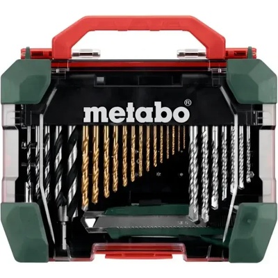 Metabo Свредла и битове Metabo - комплект 55 части за дърво, метал и зидария (626707000)