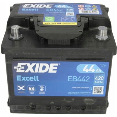 Exide Excell 12V 44Ah 420A EB442
