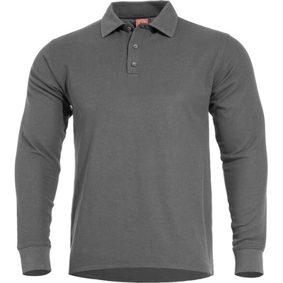 Pentagon дълга поло риза Aniketos, сива (K09013-08WG)