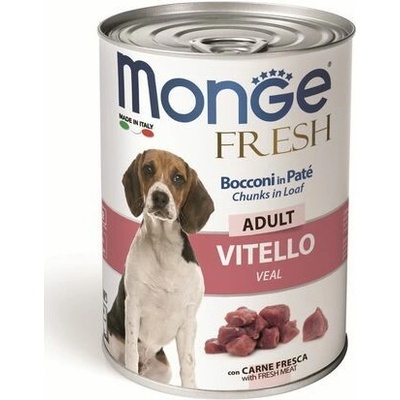 Monge Adult Fresh Dog Teľacie 400 g