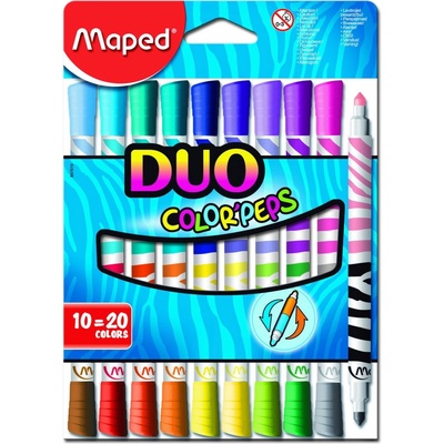 Maped Color´s Peps Duo 10 obojstranných fixiek