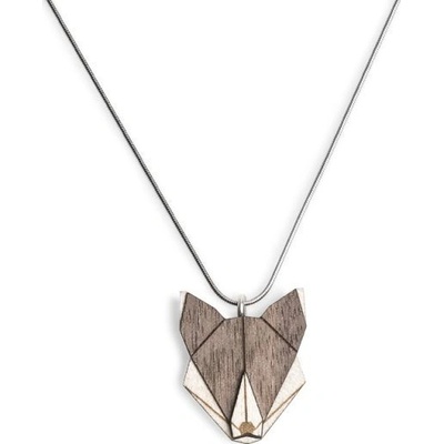 BeWooden Dámský dřevěný přívěsek na krk Wolf Pendant AP10
