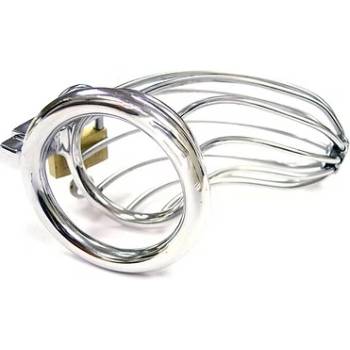 ostatní ROUGE Stainless Steel Chasity Cock Cage with Padlock