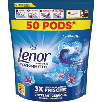Lenor Pods Universal Aprilfrisch prací kapsle 50 PD