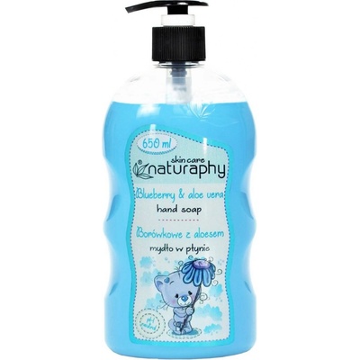Naturaphy tekuté mydlo detské čučoriedka a aloe vera 650 ml
