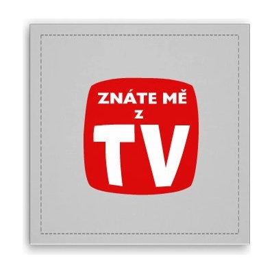 Fotoobraz 40x40 cm Znáte mě z TV