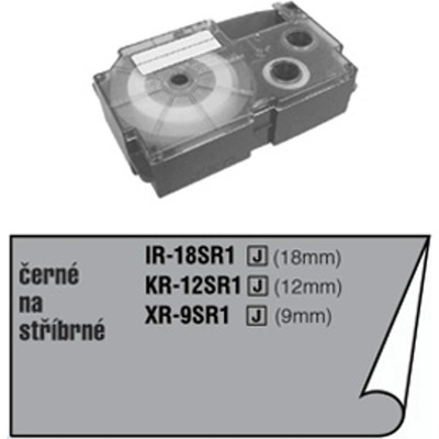 XR 18 SR1 (stříbrná černý tisk) CASIO