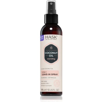 HASK Monoi Coconut Oil спрей без отмиване за блясък и мекота на косата 175ml