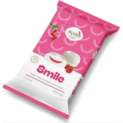 JACO SMILE Marshmallow s malinovou náplní 300 g