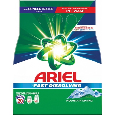 Ariel prášok Mountain Spring 1,1 kg 20 PD