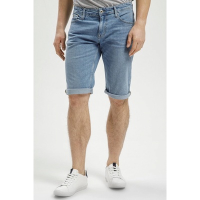 Cross Jeans pánské džínové kraťasy Max A 584-019 Light Mid Blue