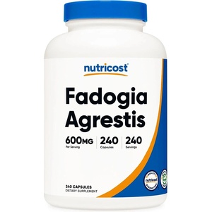 Nutricost Мъжка потентност - Фадогия Агрестис (Fadogia Agrestis), 600 mg x 240 капсули (67867 (544101) NC)