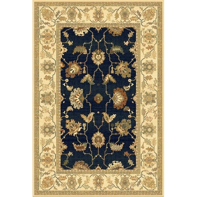 Dywilan Polonia Loare Velvet modrý béžový