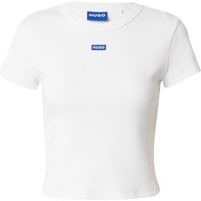 HUGO Blue Тениска 'Baby' бяло, размер M