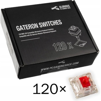 Glorious Gateron Red Switches 120 ks