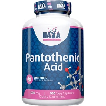 Image 1 of Haya Labs Pantothenic Acid 500 mg [100 капсули]