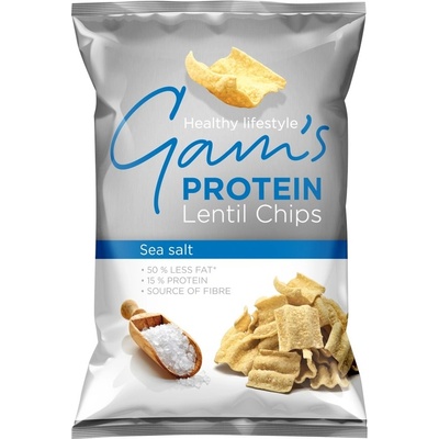 Gam's Protein Lentil Chips mořská sůl 65 g