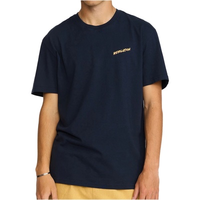 Revolution Мъжка тениска Revolution Printed T-Shirt Sign T-shirt - Navy (216-8838-0113)