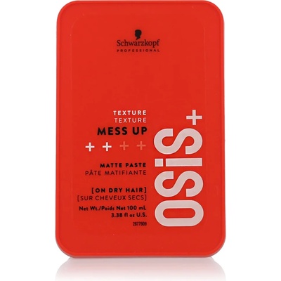 Schwarzkopf Osis+ Texture Mess Up Matte Paste 100 ml