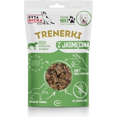 SMH SYTA MICHA Trenéři s jehněčím pro psy pamlsek pro psy 80 g