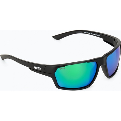 Слънчеви очила UVEX Sportstyle 233 P black matt / mirror green