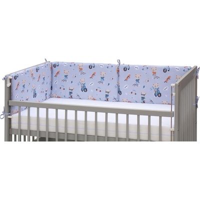 Scarlett Mantinel do postieľky Peko Modrá 4-dílný