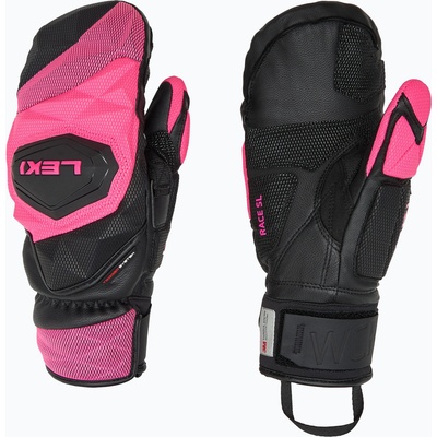LEKI Дамски скиорски ръкавици LEKI WCR Venom SL 3D Mitt black/ rose