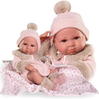 Antonio Juan 50422 LUCA - реалистична бебешка кукла с цяло винилово тяло - 42 см