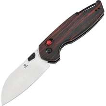 Tenable Knives Model 6 Stonewashed 14C28N,Red & Black G-mascus T1022V8