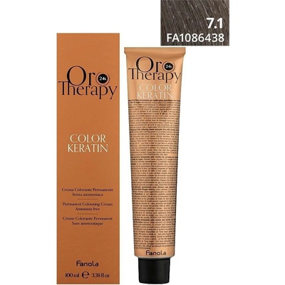 Fanola Oro Therapy Color Keratin Oro Puro 7.1 100 ml