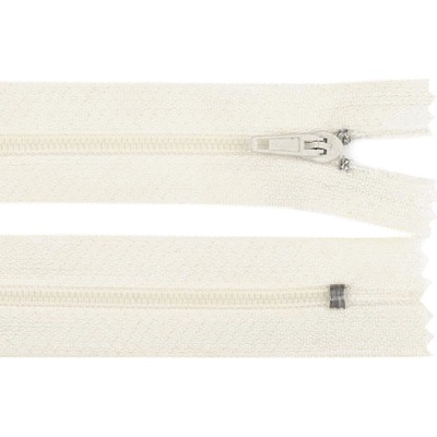 Prima-obchod Spirálový zip No 3 délka 40 cm pinlock, barva 102 Off White