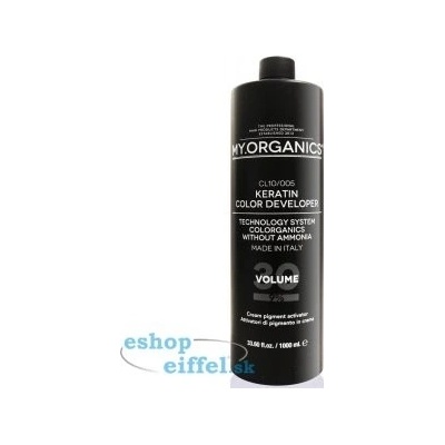 The Organic Keratin Color Developer 30 Vol 1000 ml