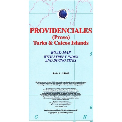 ITMB Publishing mapa Turks,Caicos 1:25 t.