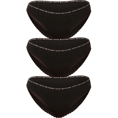 Tommy Hilfiger 3PACK dámske nohavičky (UW0UW02825 0R7) čierne