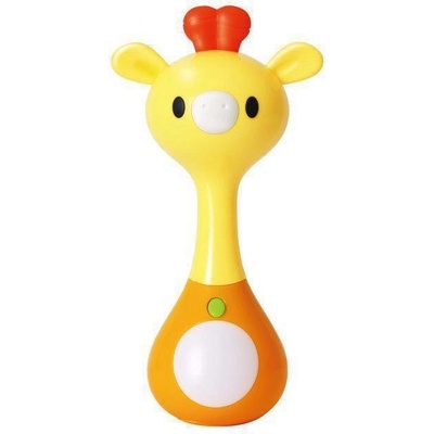 Bo Jungle chrastítko B-Light & Music Giraffe