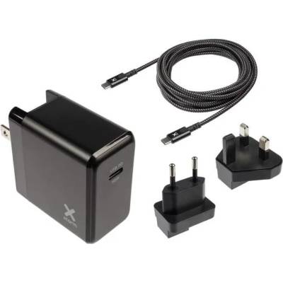 A-Solar Xtorm Volt Laptop Travel Charger USB-C PD 65W XA031 - захранване за ел. мрежа с USB-C изход, преходници за цял свят и USB-C към USB-C кабел