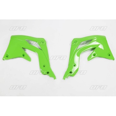 UFO kryty chladiče KAWASAKI KXF 450 12-15 barva zelená