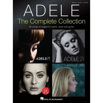 Adele: The Complete Collection veľká zbierka piesní ADELE pre spev a klavír s akordmi pre gitaru