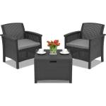 BICA Комплект антрацит Venezia Terrace Box 2 от полиратан с ракла Bica (BCVENTERANTbox)