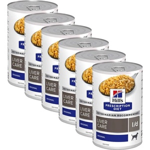Hill's Hill s Prescription Diet l/d Грижа за черния дроб консерви за кучета 6 x 370 г