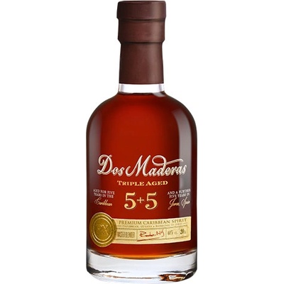 Dos Maderas PX Triple Aged 5+5 Rum 40% 0,2 l (holá láhev)