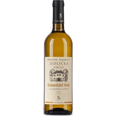Jedlička Rulandské šedé Pozdní sběr 12% 0,75 l (holá láhev)