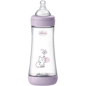 Chicco Бебешко шише антиколикова Perfect5 300 ml момиче бърз поток 4m+ (20235.12)